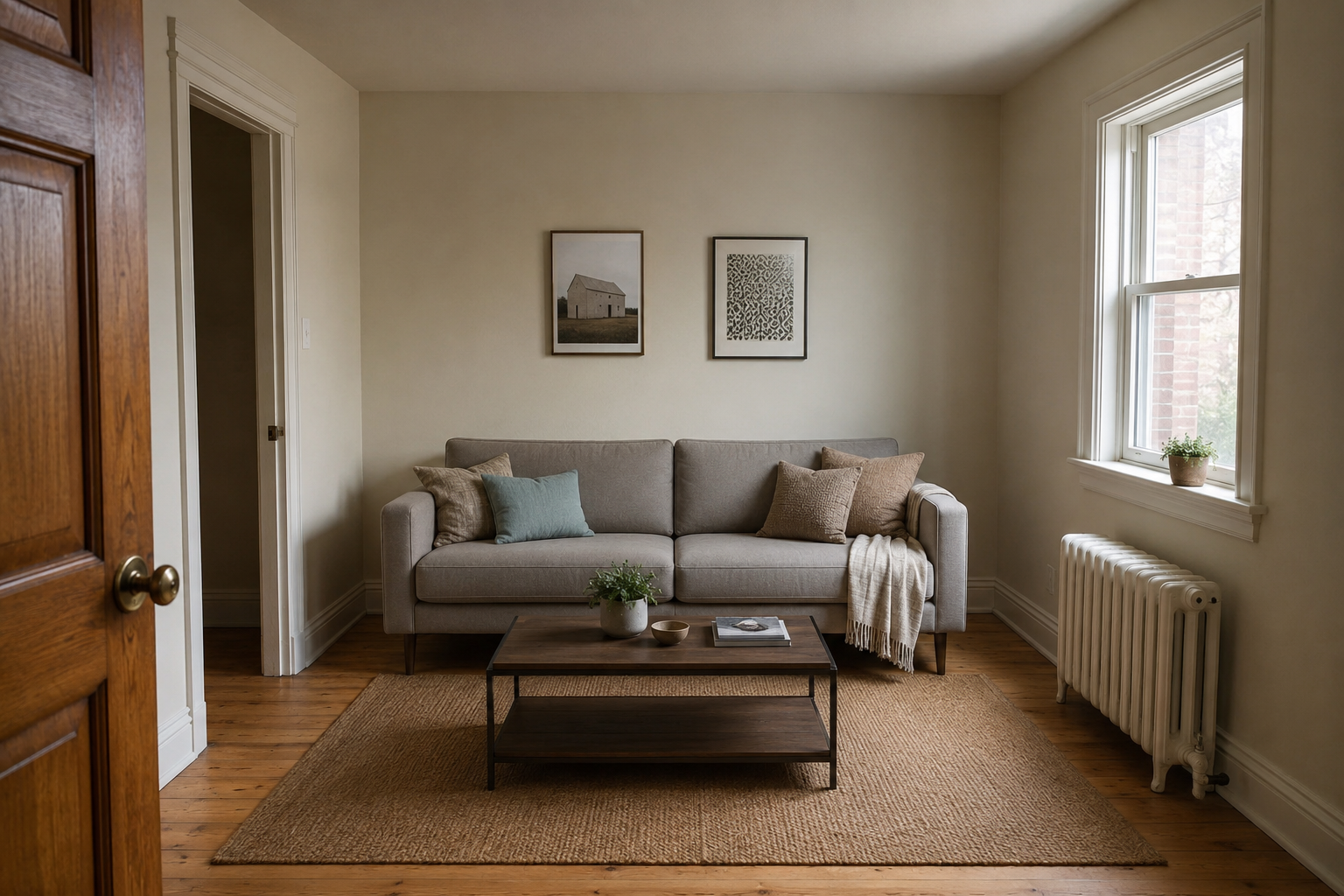 How to Arrange a Living Room With One Usable Wall