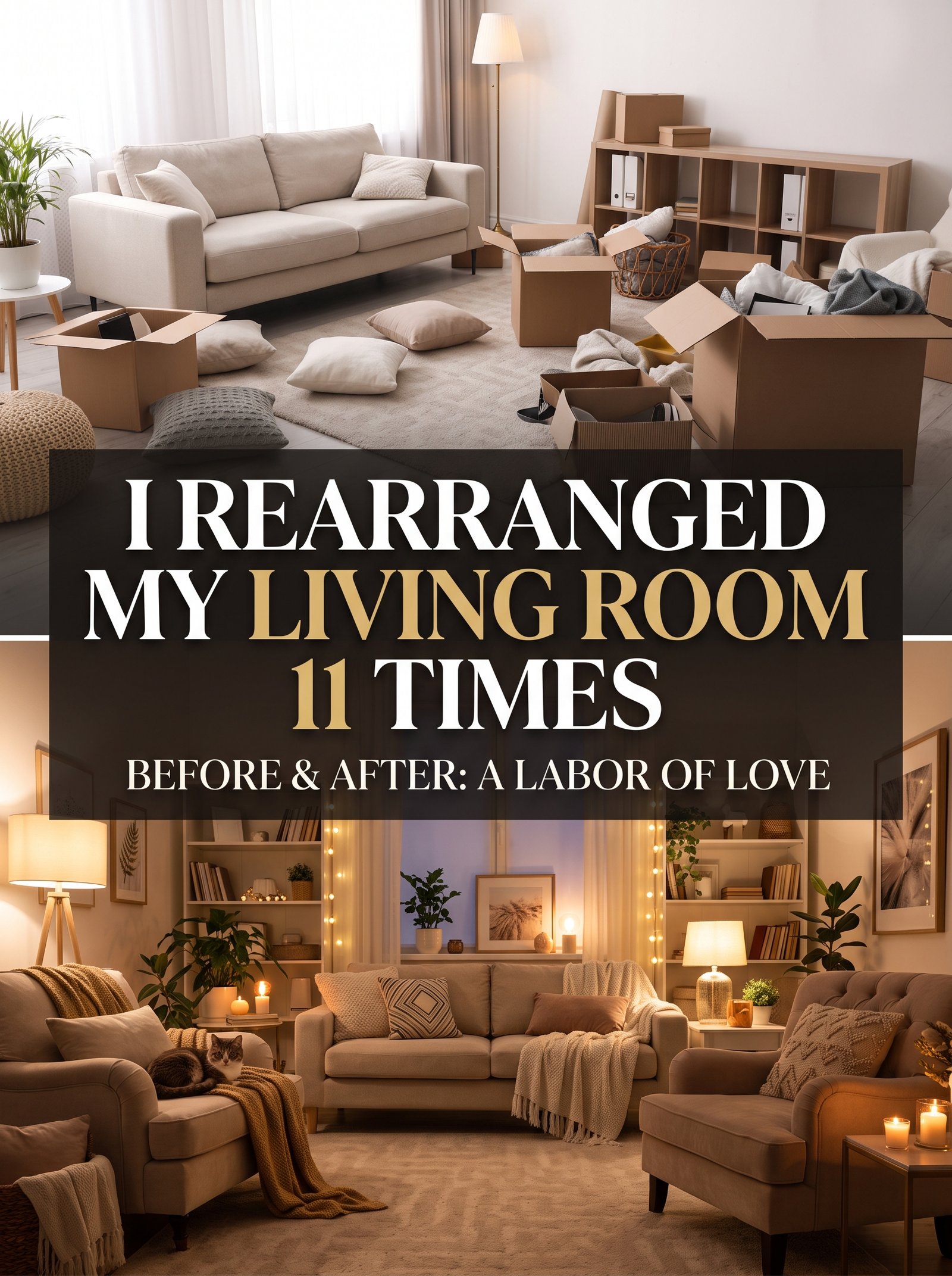 I Rearranged My Living Room 11 Times — What Worked