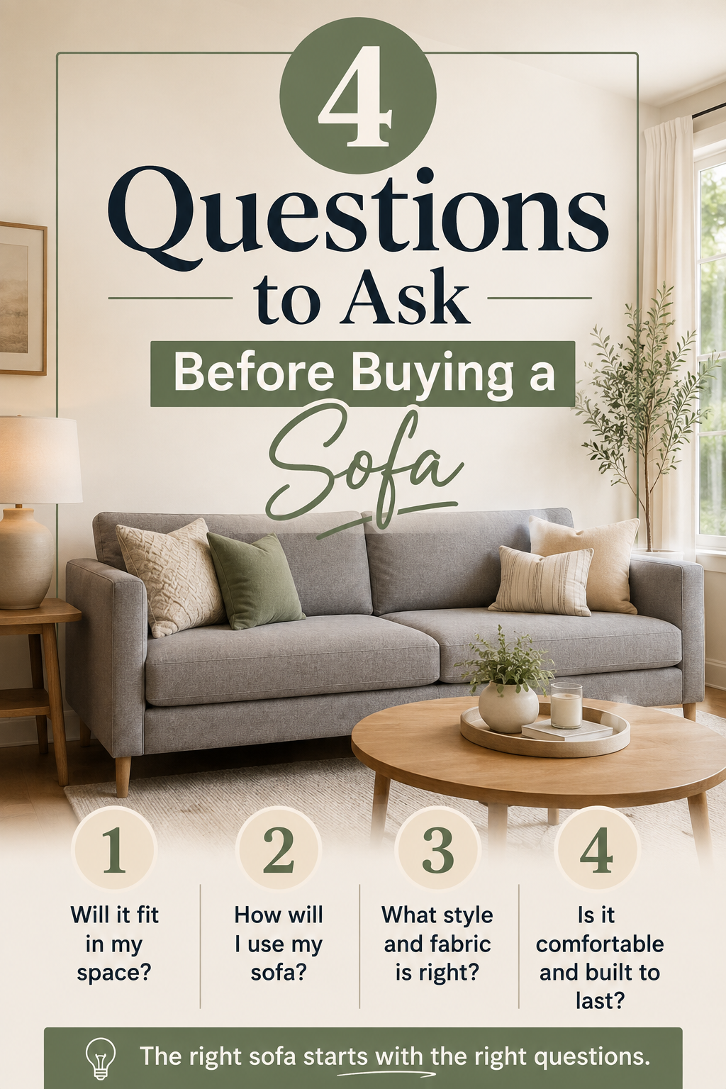 The Sofa I Regret Buying: 4 Questions to Ask First