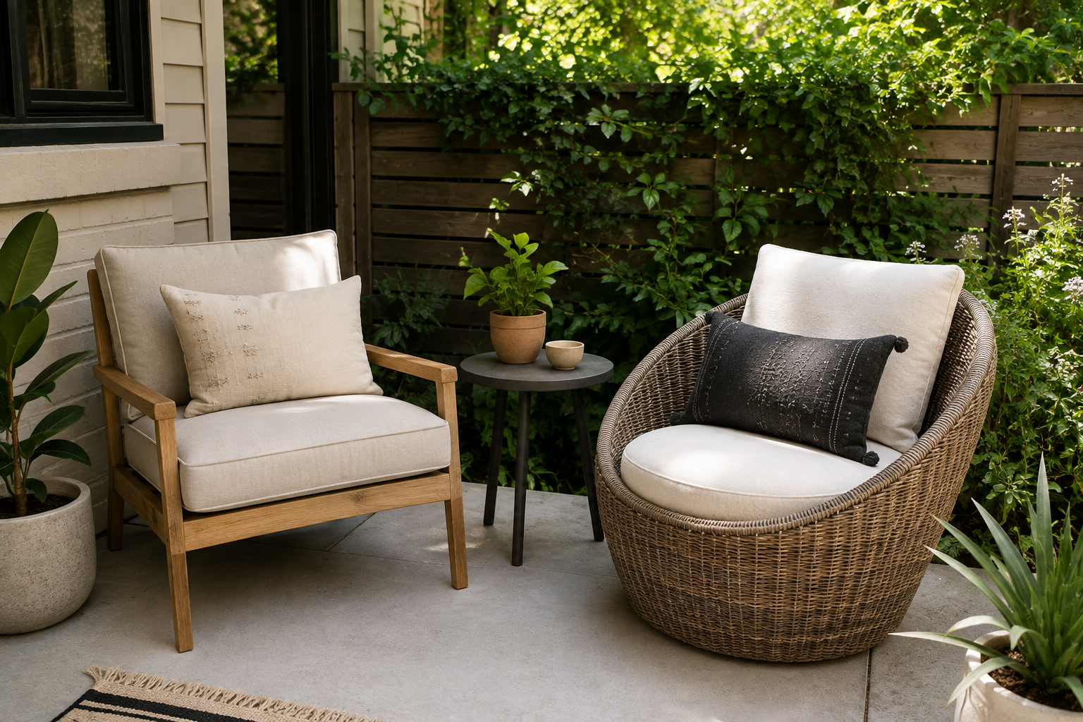 Skip the Patio Set: Better Small Patio Furniture